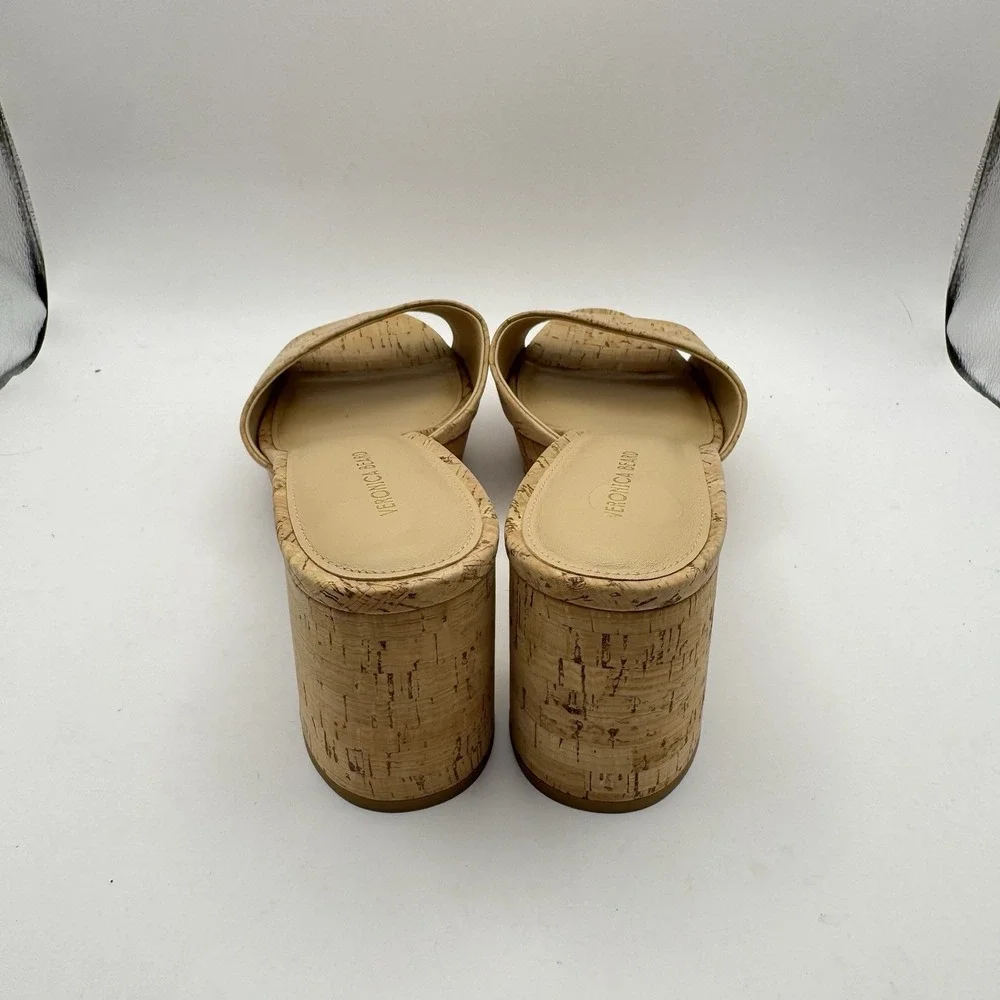 Veronica Beard Dali Platform Sandal‎ Natural Cork Women's Size 11 M VERO CUOIO